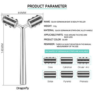 <span class=keywords><strong>Y</strong></span>-förmige 3D-Metall-<span class=keywords><strong>Germanium</strong></span>-Gesichtsmassagerolle für V-Facelift ing - Product Image 3