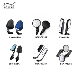 Specchietti Retrovisori Laterali Universali per Moto Honda, Suzuki, Kawasaki, Yamaha, <span class=keywords><strong>Ducati</strong></span>, Scooter e Moto Stradali - Product Image 4