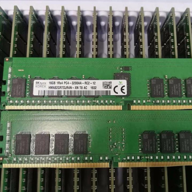 SK Hynix New Stock High Quality Server Workstation DDR4 16GB ECC RDIMM 3200MT/s RAM Memory Module HMA82GR7DJR4N-XN 3200 16G