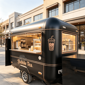 <b>Barbecue</b> Food Trailer Mobile Food Truck Fully Equipped Kitchen Commercial Catering Business Caravan Food Trailer - Product Image 1