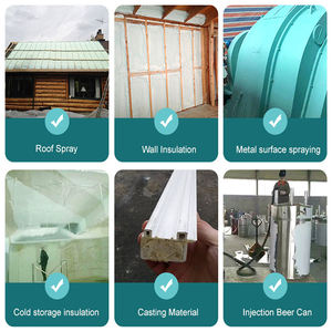 Kits d'isolation en <span class=keywords><strong>mousse</strong></span> à vaporisation à cellules ouvertes en <span class=keywords><strong>polyuréthane</strong></span> à deux composants panneau sandwich de rembourrage en <span class=keywords><strong>mousse</strong></span> de <span class=keywords><strong>polyuréthane</strong></span> liquide - Product Image 6