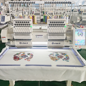 <span class=keywords><strong>Machine</strong></span> à broder par ordinateur à 2 têtes 12/15 couleurs deux têtes casquette chemise plate <span class=keywords><strong>machine</strong></span> à broder informatisée prix des machines à coudre