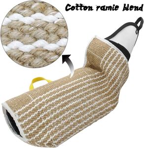 Mangas de mordedura de perro de doble capa para morder de entrenamiento de Pastor <span class=keywords><strong>Alemán</strong></span>, manga de mordedura de protección de brazo completo-mano izquierda perros grandes - Product Image 2