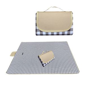 Tapis de pique-nique promotionnel en tissu Oxford 600D résistant à l'humidité, avec logo imprimé, en stock, livraison directe du fabricant - Product Image 4