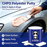 Mastic polyester CHPO direct usine pour réparation de carrosserie automobile, mastic de finition avec durcisseur pour réparation de bosses et rayures de voiture