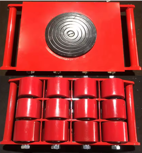 Chariot de manutention pivotant robuste avec roues en acier et roues en PU pour charges lourdes - Product Image 4