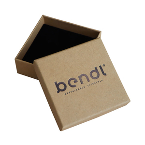 Chất lượng cao dập nóng lá vàng Kraft hộp nắp và cơ sở lưu niệm hộp Kraft hộp với chèn bao bì cho đồ trang sức - Product Image 4