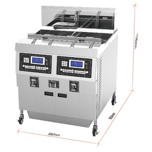 TENSHINE OFG-322 Gaz Ouvert Profonde <span class=keywords><strong>Friteuse</strong></span> Avec Pompe À Huile Construit En Filtre Système Français Puces <span class=keywords><strong>De</strong></span> Poulet Équipement <span class=keywords><strong>De</strong></span> Cuisine Commerciale - Product Image 1