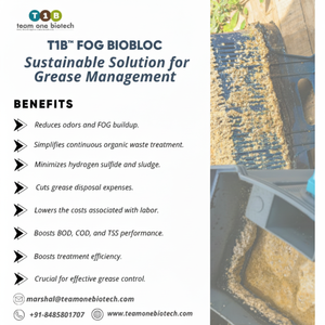 FOG Bio Block Équipement de cuisine commerciale, filtre à graisse pour restaurants - Product Image 1