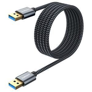 Cable de Carga de Datos USB Retráctil SUNGUY de Nailon Trenzado de Alta Velocidad de 5 Gbps con Conectores Tipo C, Garantía de 3 Años, Venta al Por Mayor de Fábrica - Product Image 5