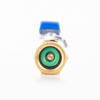 1/4 "SAE 90-Grad-Absperrkugelhahn für AC-Kühlung Manuelle Leistungs regelung OEM Anpassbar R134a R12 R22 R502 Gas