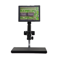 Mikroskop Stereo kepala tampilan Digital ST-7045D, untuk reparasi seluler dan Laboratorium menggunakan mikroskop potong