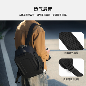 Bolsa de Hombro Profesional para Cámara Yakuss, Cierre de Cremallera, Impermeable, Carcasa Rígida de Eva, Protectora para Fotografía, Mochila Plegable - Product Image 2