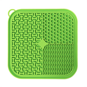 Silicone Lick Mat for Dogs and <b>Cats</b> Licking Pads Pet Slower <b>Feeder</b> Anxiety Relief Bathing Grooming Training Calming Mat - Product Image 3