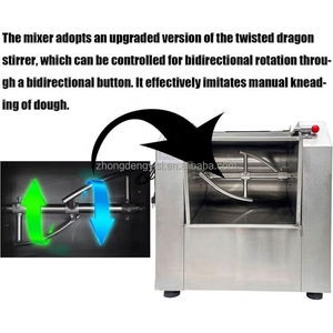 Wholesale Price Restaurant Hotel 7.5kg 15kg 25kg 50kg Hardback Horizontal Spiral Dough <b>Mixer</b> <b>Bread</b> - Product Image 5