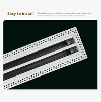 Diffuseur en forme de griffe en alliage d'aluminium pré-installé pour climatisation centrale avec garantie de 3 ans