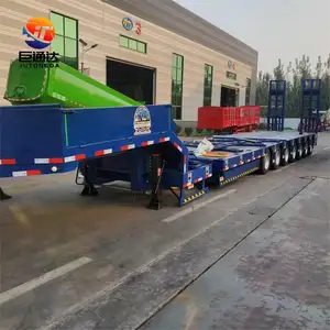 JT Export multi-axle low-bed trailers Multi-purpose low-bed trailers for sale Equipment low-bed trailers Low-bed multi-purpose t