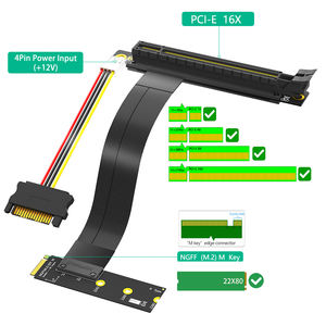 <span class=keywords><strong>M</strong></span>.2 NGFF密钥<span class=keywords><strong>M</strong></span>至PCI-e 16x显卡Riser适配器卡，Nvme至PCI-e PCI-Express 16X延长线 (右方向) - Product Image 3