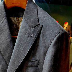 Traje de 3 piezas de lana VBC italiana, de botonadura sencilla, <span class=keywords><strong>medio</strong></span> entallado, con estampado pata de gallo marrón, corte ajustado, para negocios, bodas <span class=keywords><strong>y</strong></span> uso formal, con chaleco <span class=keywords><strong>y</strong></span> pantalón. - Product Image 5