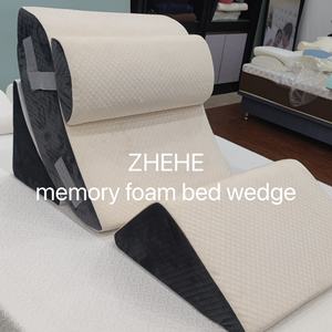 Almohada de Cuña Ortopédica para Soporte Lumbar, Juego de 4 Piezas para Cabecera, Espuma Viscoelástica, Almohada de Cuña para <span class=keywords><strong>Embarazo</strong></span> - Product Image 2