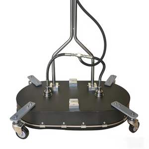 31インチ ミニモンド高圧洗浄機 歩道清掃用 デュアルステンレススチールスイベル デュアルトリガー式表面洗浄機 - Product Image 4