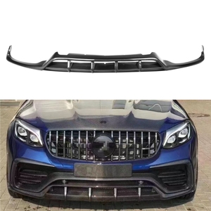 Lèvre de pare-chocs avant en fibre de carbone véritable style TOP pour <span class=keywords><strong>Mercedes</strong></span> Benz <span class=keywords><strong>CLC</strong></span> W253 COUPE <span class=keywords><strong>2016</strong></span>+ W253 - Product Image 1