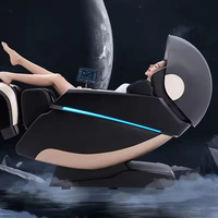 Meilleur fauteuil de massage Shiatsu électrique de luxe chinois 4D Deluxe Advanced, chauffage complet du corps, gravité zéro, Shiatsu, 2025 9d