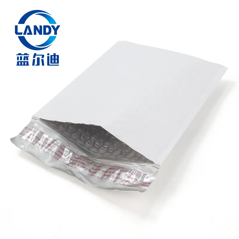 Poly Mailing Packing Courier Bag With Pocket,Poly Mailer With Eco Inner Bubble Film Wrap 12x17 Cushion Pad