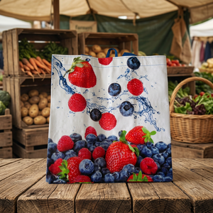Bolsas de Compras Ecológicas al por Mayor, de Polipropileno No Tejido, Estilo Moderno, con Cierre Abierto, Logotipo Personalizado, Modelo KD22 - Product Image 2