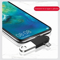 Nouvel adaptateur OTG convertisseur multifonctionnel 2 en 1 adaptateur Micro USB Type C vers USB3.0 pour téléphone tablette