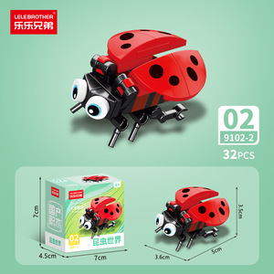Lelebrother Insect World Dragonfly Building Blocks 9102 pour enfants de 6 ans et plus, ensemble de jouets éducatifs - Product Image 5