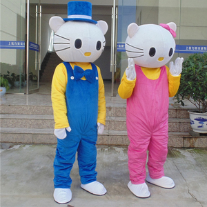 Juguetes <span class=keywords><strong>de</strong></span> peluche Hello Cat Mascot Cosplay Fancy Dress Outfit para adultos Mascot Costume Animal CAT party evento mascota - Product Image 5