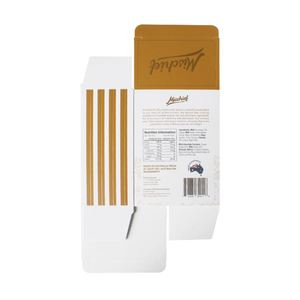 Boîte de bonbons au chocolat au lait et aux cacahuètes FX Mischief, emballage rigide, design à fenêtre partageable, impression dorée, carton ivoire, rectangle - Product Image 3