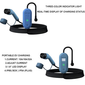 Cargador Portátil para Vehículos Eléctricos Deheng 16A Monofásico de 3.5KW con Carga Rápida Tipo 2 IP54 Resistente al Agua 200-220V CA - Product Image 5