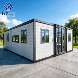 Casa Contenedor Prefabricada Expandible de Lujo de 20 y 40 Pies con Estabilidad Estándar, de 1, 2, 3, 4 o 5 Dormitorios, Portátil, en Venta - Product Image 1
