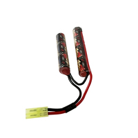 Paket Baterai Jieyo Nimh 2/3A 1600mah 9.6v Ukuran 2/3A 1600mah Baterai Isi Ulang Ni-Mh untuk Senjata Model Senjata Mainan RC Pemasok