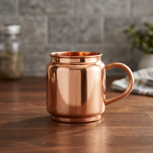 Taza de Cobre para Moscow Mule de Verano Sheeraz International, Taza Esmaltada para Bar, Utensilios de Cocina, Taza de Cobre Resistente para Beber - Product Image 3