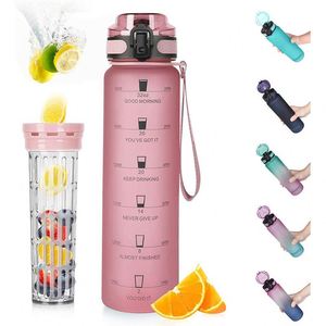 Botellas Motivacionales de 32 oz con Marcador de Tiempo para Beber, Botella de Agua de Tritán Libre de BPA - Product Image 4