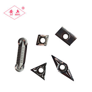 ABJX CNC High Gloss Aluminum Milling <strong>Cutter</strong> with Triangular Diamond Abrasive Blade - Product Image 5