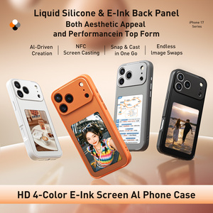 เคสโทรศัพท์ LED Smart E Ink เคสโทรศัพท์ฝาครอบ PC สำหรับ iPhone NFC 17 17pro 17PROMAX เคสโทรศัพท์แบบ <span class=keywords><strong>DIY</strong></span> - Product Image 6