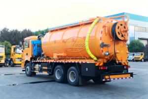 Shacman Combined Sewer Dredging Truck, Weichai 350HP, 22m³ Sewage Tank, High Pressure Jetting & Vacuum <b>Suction</b>. - Product Image 3