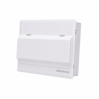 Boîtier de distribution électrique en métal à montage en surface LYEBOX IP30, boîte de distribution à 6 voies, boîtier en acier LYD5-6
