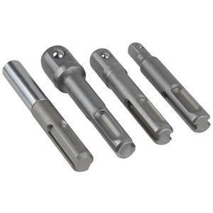 Sds Drill Adapter Sleeve 50mm Black Oxide Steel Masonry Drilling Extension Rod For Hammer Drill - Product Image 1