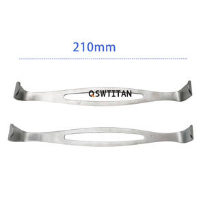 2pcs/set Orthopedics Tissue <strong>Thyroid</strong> Appendix <strong>Retractor</strong> Stainless Steel Tissue Hook Veterinary Instruments Pet - Product Image 6