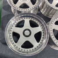 Zweiteilige Geschmiedete Felgen in OEM-Qualität, Anpassbare Breiten ET Track Street 5x100 5x108 5x112 5x114.3 5x120 5x130 OZ Futura Aluminiumlegierung