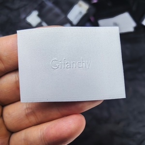 Etiquetas de Ropa Tejidas de Algodón Ecológicas, Etiquetas de Cuidado de Prendas Personalizadas, Etiquetas de Marca de Ropa Sostenible, Fabricante - Product Image 1