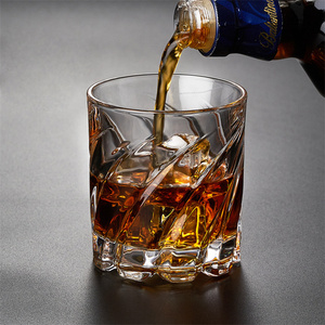 Gobelet rotatif Barware tasses en verre cristal 12 oz verres à whisky pour liqueur Bourbon et boissons à cocktail - Product Image 2