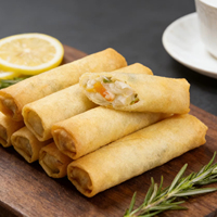 Rollitos de Primavera Congelados Naturales de China, Vegetales IQF a Granel, Comida Vegetariana China, Pastelería |   Precio de Fábrica Personalizable al por Mayor
