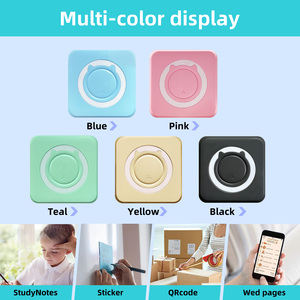 Mesin Pembuat Label Saku Murah Mini Printer Thermal 203dpi Font Praktis Cetak Foto Memorandum Soal Salah C15 Portabel - Product Image 2