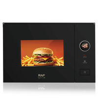 Four à micro-ondes RAF R.0850 900W 25L Grande Capacité, Décongélation Intelligente, Nettoyage Facile, Appareil de Cuisson pour la Cuisine et la Préparation des Aliments
